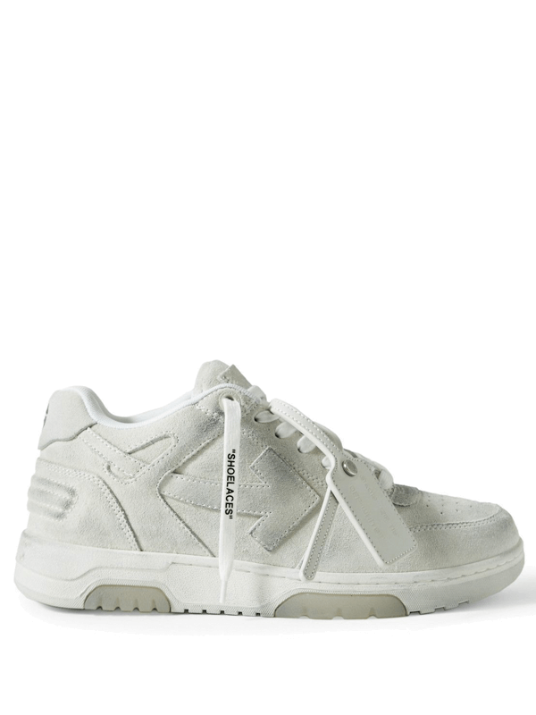 Off-White Out Of Office Low Distressed White