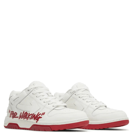 Off-White Out Of Office Low For Walking White Red