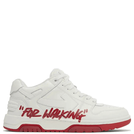 Off-White Out Of Office Low For Walking White Red