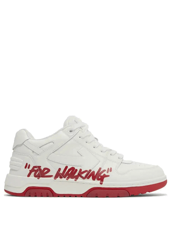 Off-White Out Of Office Low For Walking White Red