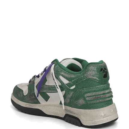 Off-White Out Of Office Vintage Leather White Green