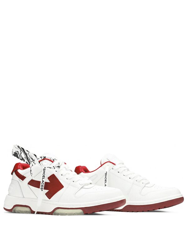Off-White Out Of Office White Red