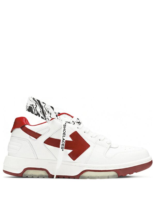 Off-White Out Of Office White Red