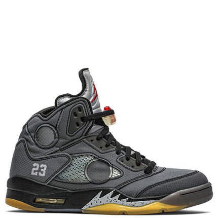 Off-White x Air Jordan 5 Black Metallic