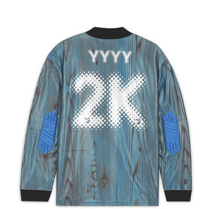 Off-White x Nike 001 Soccer Jersey Blue