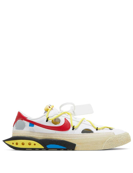 Off-White x Nike Blazer Low White and University Red