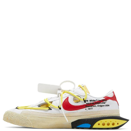 Off-White x Nike Blazer Low White and University Red