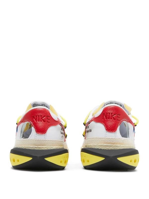 Off-White x Nike Blazer Low White and University Red