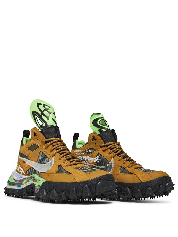 Off-White x Nike Terra Forma Wheat and Green Strike