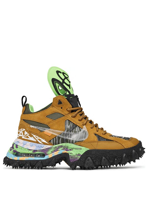 Off-White x Nike Terra Forma Wheat and Green Strike