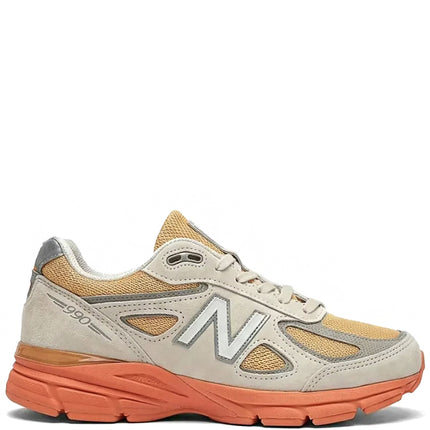 New Balance 990v4 MiUSA Moonbeam Tangerine Heat