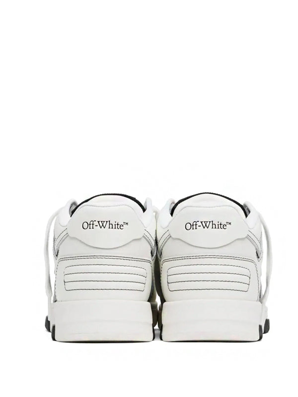 Off-White Out Of Office OOO Low Tops Black White