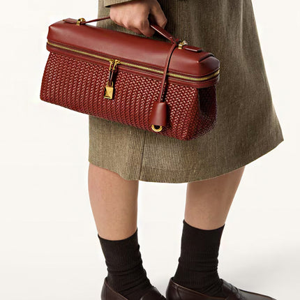 Loro Piana Extra Softy Bag Deep Kummel/Sun Gold