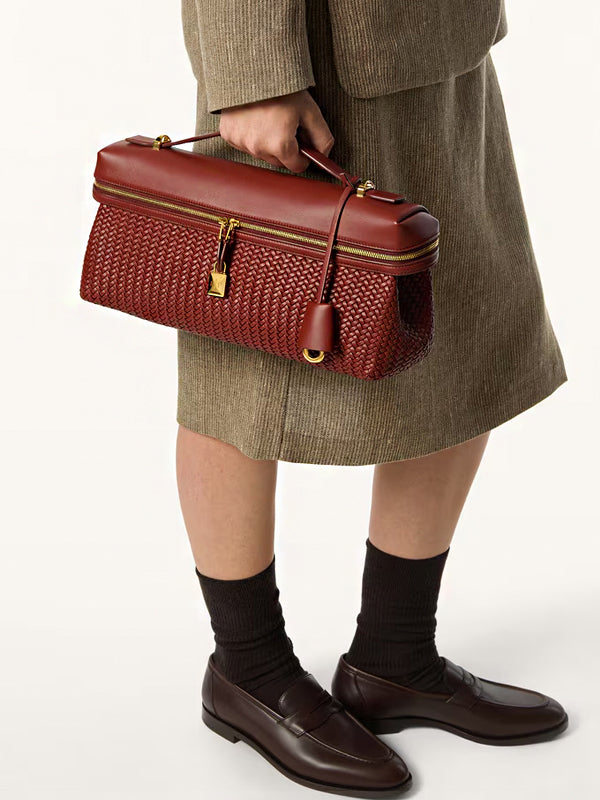 Loro Piana Extra Softy Bag Deep Kummel/Sun Gold