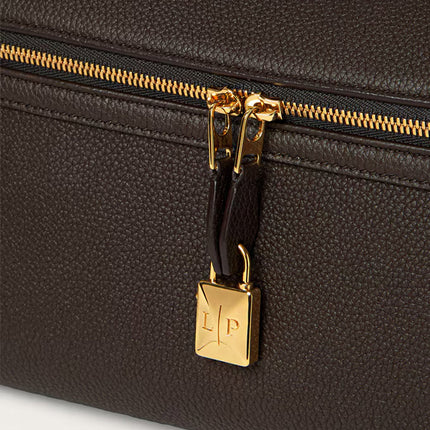 Loro Piana Extra Softy Dark Chocolate Licorice/Sun Gold