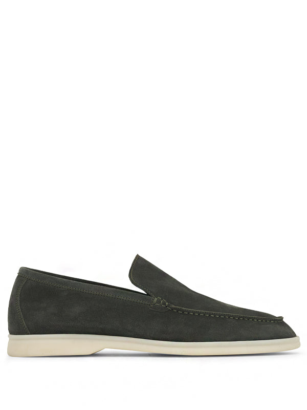 Loro Piana Summer Walk Loafer Suede Mimetico