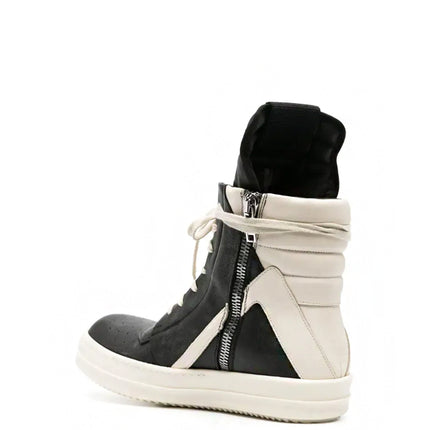 Rick Owens Lido Geobasket Black Off-White