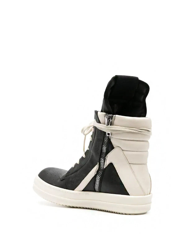 Rick Owens Lido Geobasket Black Off-White