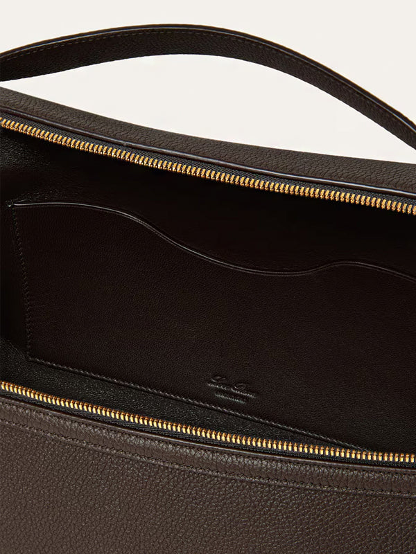 Loro Piana Extra Softy Dark Chocolate Licorice/Sun Gold