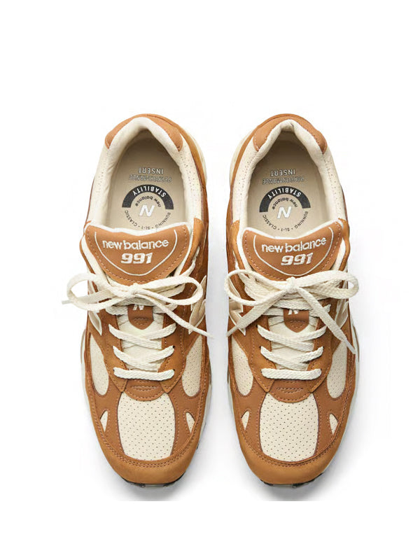 New Balance 991v1 MiUK Chipmunk Birch