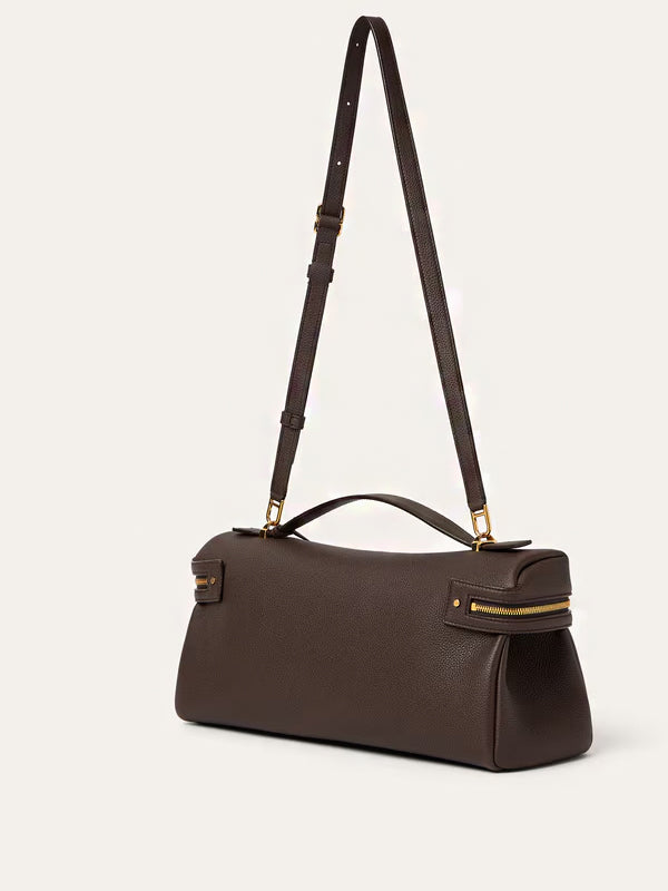 Loro Piana Extra Softy Dark Chocolate Licorice/Sun Gold