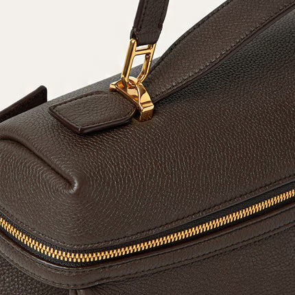 Loro Piana Extra Softy Dark Chocolate Licorice/Sun Gold