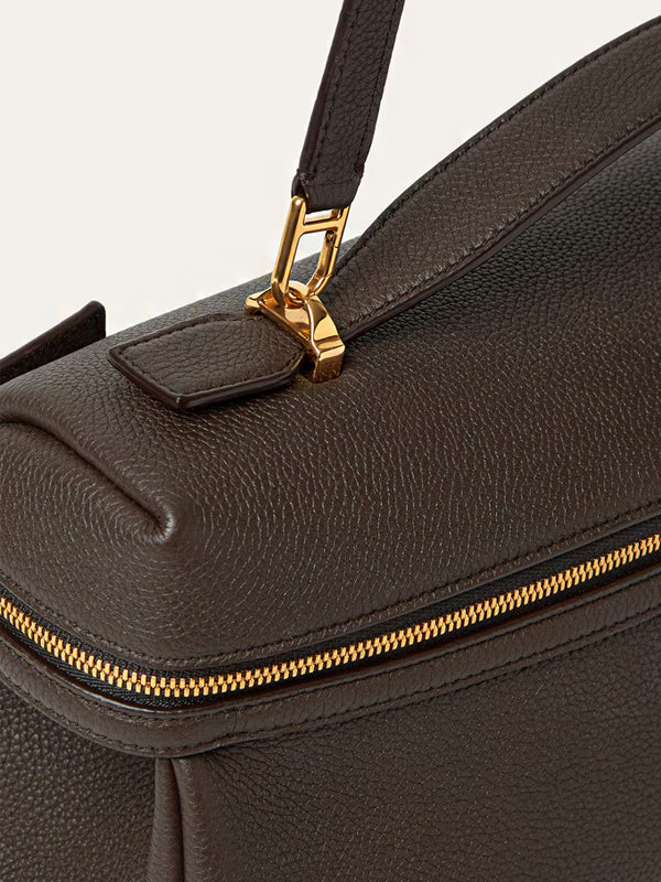Loro Piana Extra Softy Dark Chocolate Licorice/Sun Gold