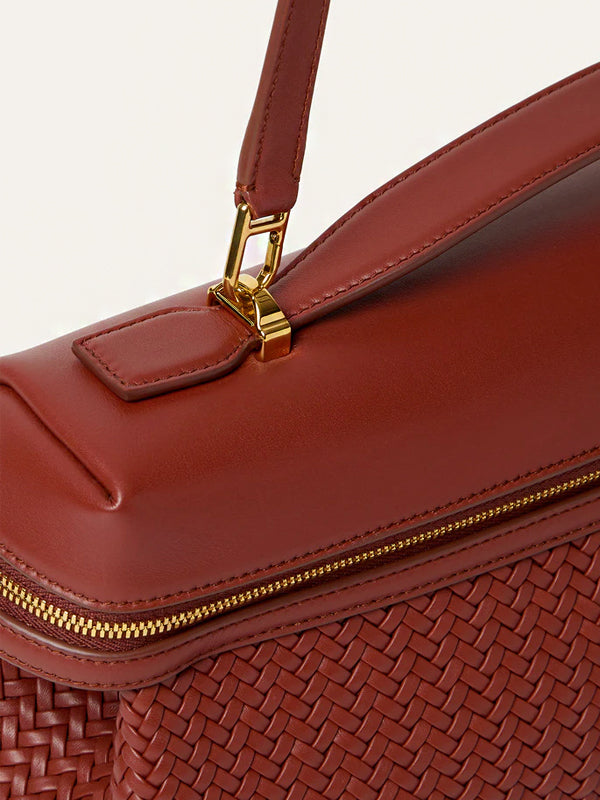 Loro Piana Extra Softy Bag Deep Kummel/Sun Gold
