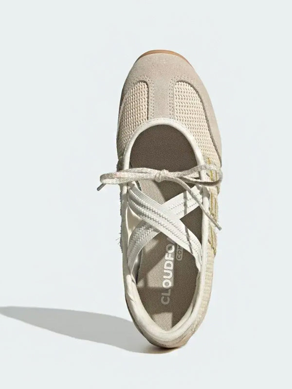 Adidas Barreda Mary Jane Non Dyed Matte Gold Crystal Linen