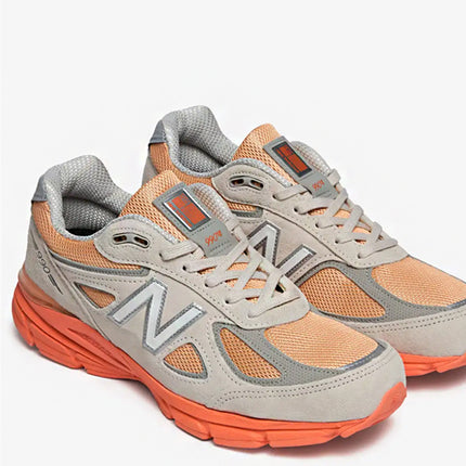 New Balance 990v4 MiUSA Moonbeam Tangerine Heat