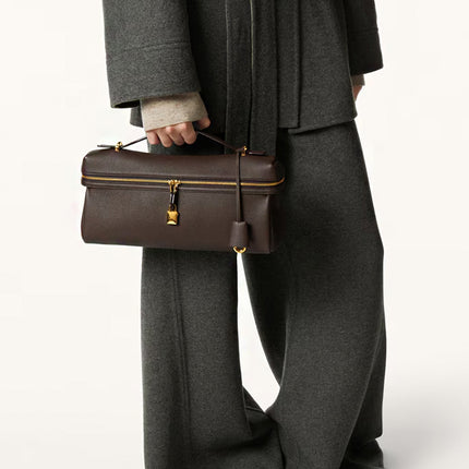 Loro Piana Extra Softy Dark Chocolate Licorice/Sun Gold