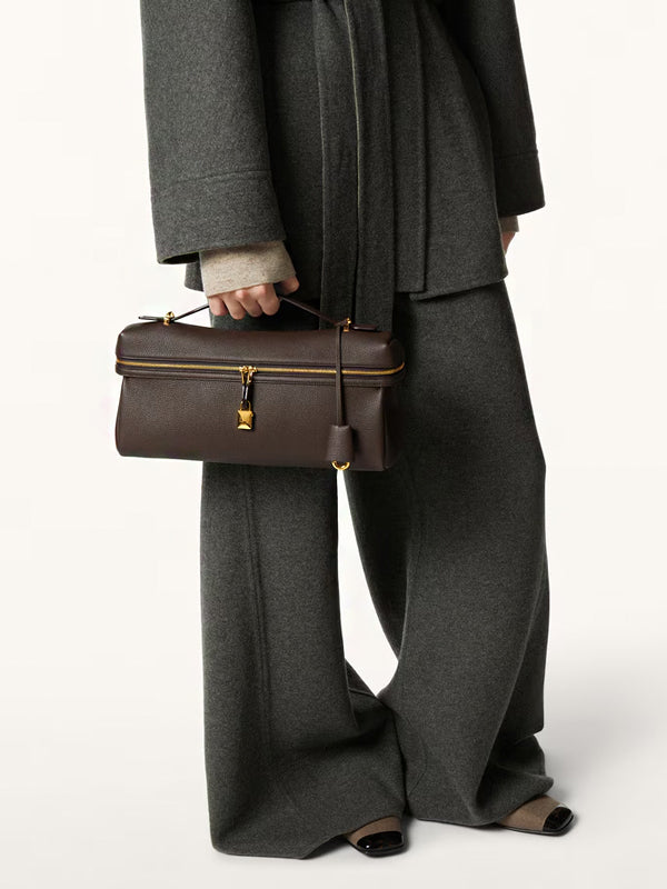 Loro Piana Extra Softy Dark Chocolate Licorice/Sun Gold