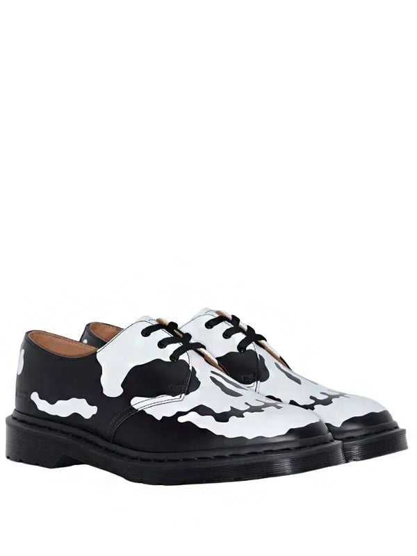 Dr. Martens x Supreme 1461 3 Eye Skull Black White FW25-W14