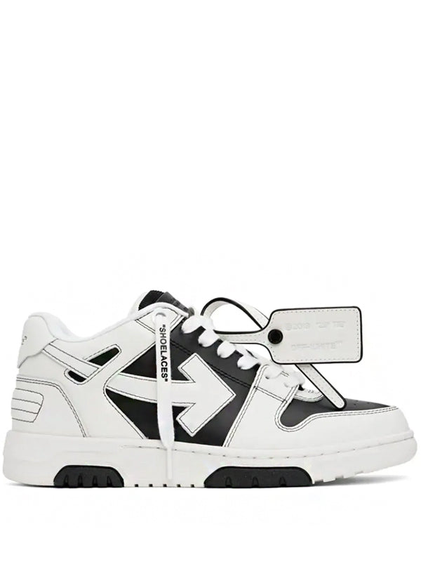 Off-White Out Of Office OOO Low Tops Black White
