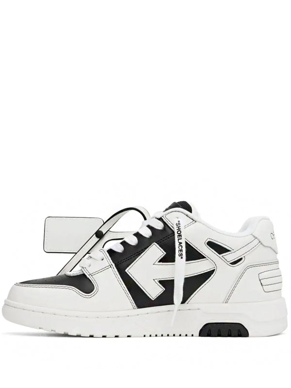 Off-White Out Of Office OOO Low Tops Black White