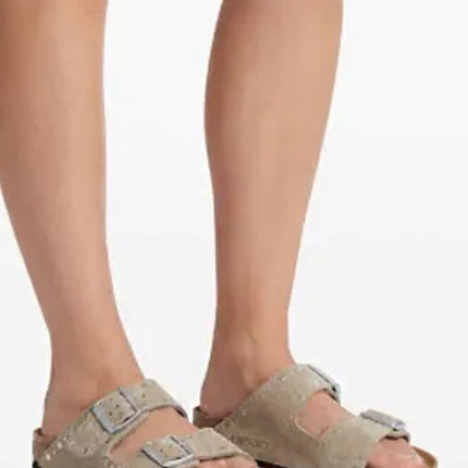 Birkenstock Arizona Rivets Suede Taupe