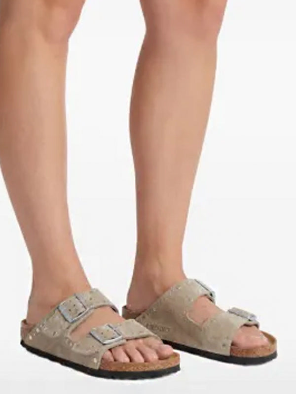 Birkenstock Arizona Rivets Suede Taupe