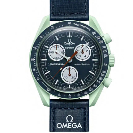Swatch x Omega Relógio Bioceramic Moonswatch Mission to Earth