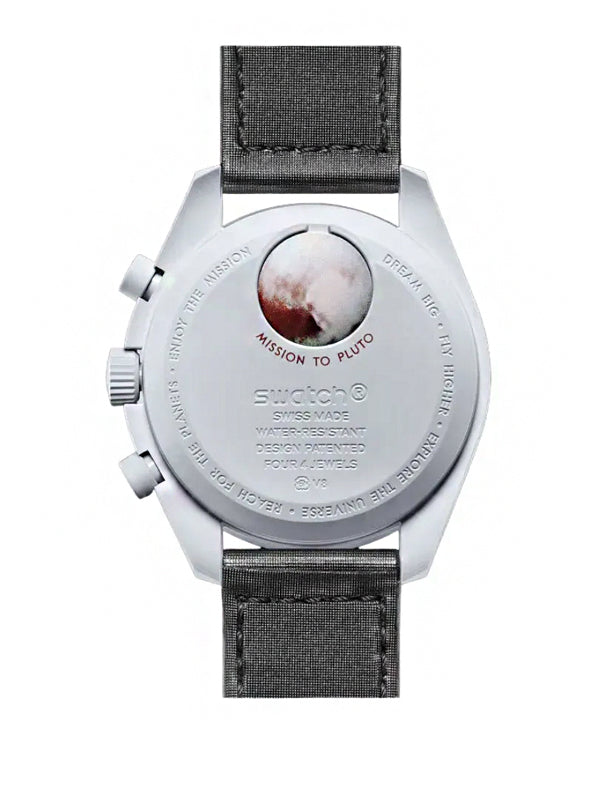 Swatch x Omega Relógio Bioceramic Moonswatch Mission to Pluto