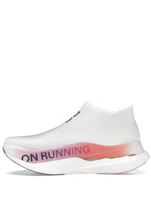 On Running Cloudboom Strike LS White Raspberry