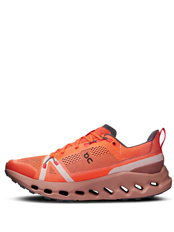 On Running Cloudsurfer Trail Flame Dustrose