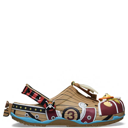 One Piece x Crocs Classic Clog Thousand Sunny Brown Red Blue