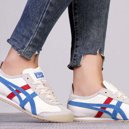 Onitsuka Tiger Mexico 66 Vintage White Directoire Blue Red