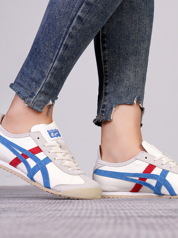 Onitsuka Tiger Mexico 66 Vintage White Directoire Blue Red