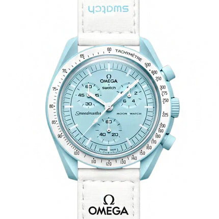 Swatch x Omega Relógio Bioceramic Moonswatch Mission to Uranus
