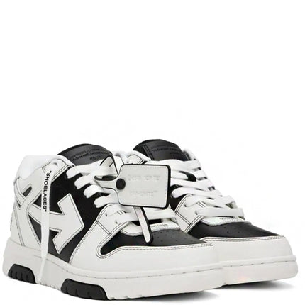 Off-White Out Of Office OOO Low Tops Black White