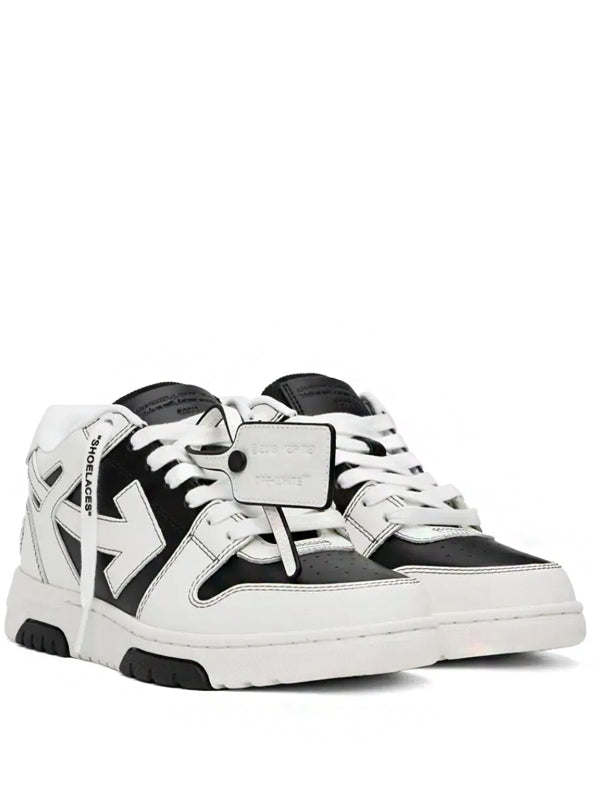 Off-White Out Of Office OOO Low Tops Black White