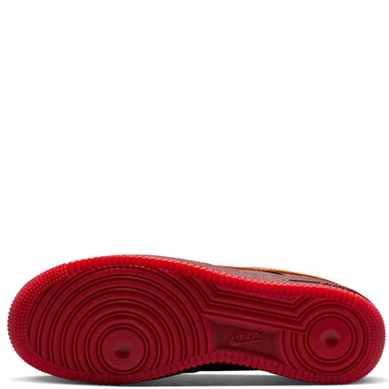 Air Force 1 Low Patent Leather Dark Team Red Safety Orange