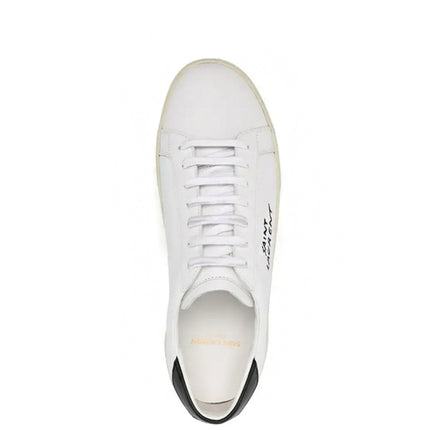 Yves Saint Laurent Low Court Classic Leather White