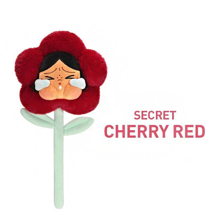 POP MART CryBaby Sad Club Series - Plush Flower Blind Box Cherry Red